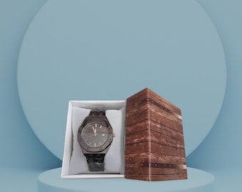 Black Stainless Steel Men's Wristwatch | Sport Style Gift for Him