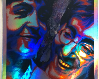 Sticker - “Two of Us” Holographic of John Lennon & Paul McCartney 3”x3”