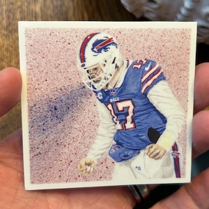 Sticker - Josh Allen of the Buffalo Bills 3”