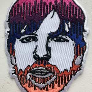 Patch - Seth Avett pink/purple/blue/orange 2.5”x3.5”