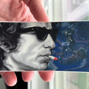 Sticker - “Tangled Up In Blue” Bob Dylan 5”x2.5”