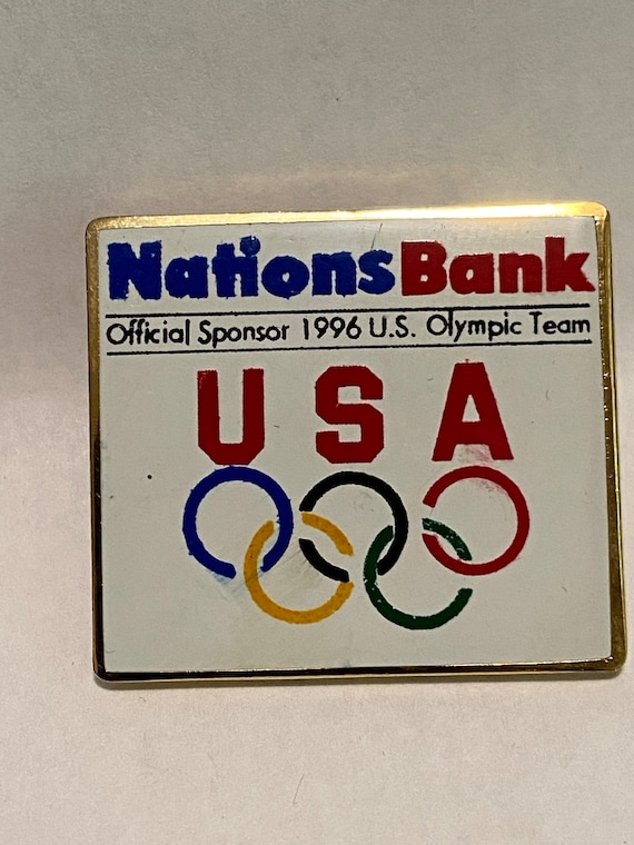 Olympic Pin Official Sponsor 1996