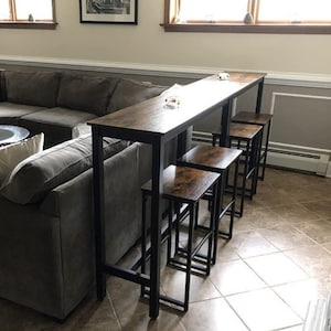 Narrow Bar Table Etsy UK
