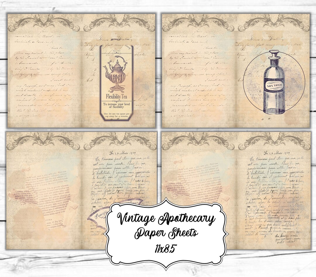 Printable Apothecary Junk Journal Digital Apothecary - Etsy