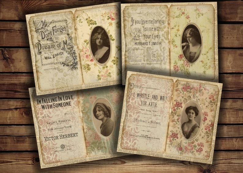 Printable ATC Cards Vintage ATC Cards Victorian ATC Cards - Etsy