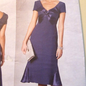 Patron De Couture Vogue V1473 Robe Ample Belville Sassoon - Taille 6-14, Vintage, Occasion
