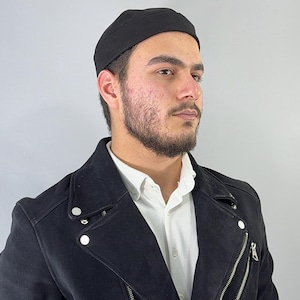 Premiumkvalitet Mjuk Svart Vit Beije Brun Grön Grå Docker Keps Hatt Kufi Med Kant / Kufi Hatt för - Snygg och Mjuk