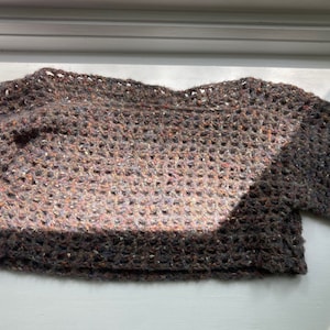 crochet cropped sweater