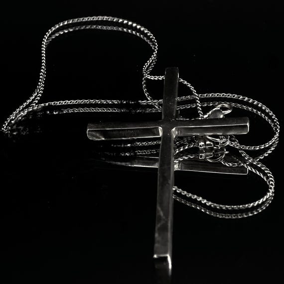 Cross Necklace | Dainty Minimalist Chain | Made in 950 Silver | Tarnish Resistant