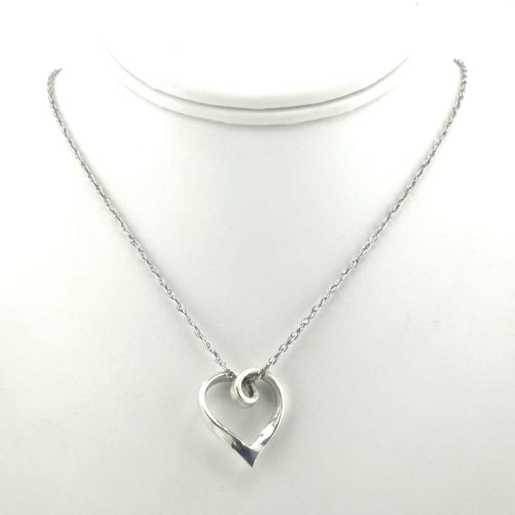 Mini Twisted Heart Pendant | Handmade | Made to Order | Pure 960 Silver | Tarnish Resistant | Fully 100% Hypoallergenic Available