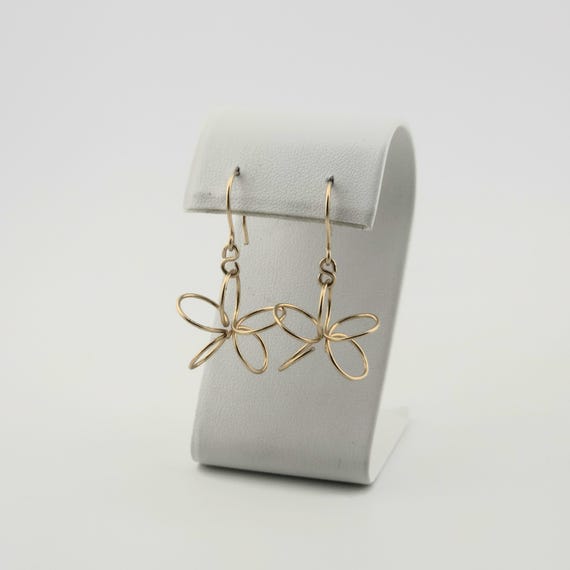 Solid 12k Gold-Filled 3D Star Earrings | Handmade