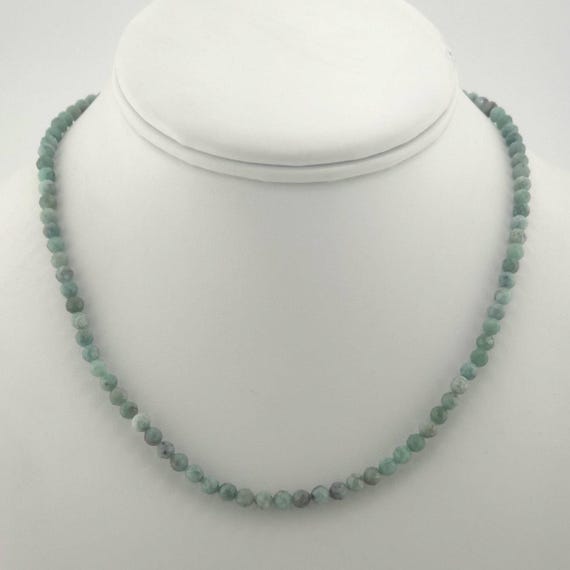 Phoenix Stone Beaded Choker/Necklace | 4mm Genuine Natural Faceted Gemstone | Handmade to Order | Hypoallergenic Version Available