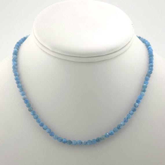 Neon Apatite Beaded Minimalist Choker/Necklace | 4mm Genuine Natural AAA Gemstone | Handmade to Order | Hypoallergenic Version Available