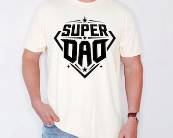 Super Dad Shirt, Fatherhood Activities Graphic Tee, Gaming Grilling Stroller Dad Life
