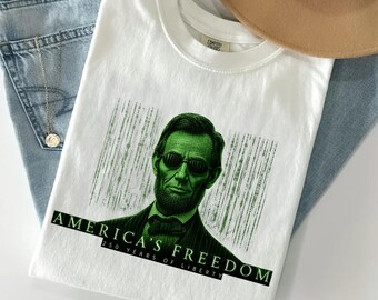 Retro Liberty T-Shirt – Vintage USA Patriotic Tee – Freedom 250 Anniversary Shirt
