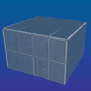 Modello 3D in scala di action figure di wrestling per la stampa 3D