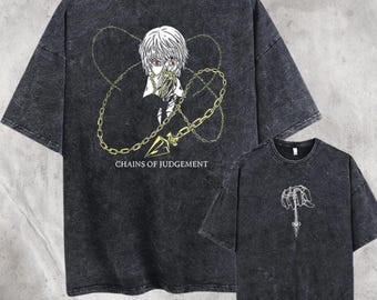 Anime Japanese Shirt, Vintage Anime Shirt, Anime Shirt, Manga Shirt, Retro and Vintage Style, Gift for him,Gift for her,Anime Washed T-shirt