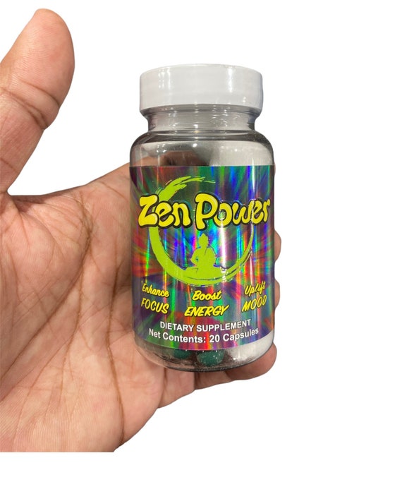Zen Power Energy Capsules 20CT per Bottle Single Bottle Etsy