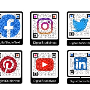 QR-Code für Social Media, Website, Scan-to-Pay oder einen Link.QR-Code mit Logo / Foto.Digitaler QR-Code.U erhalten 4 .website QR-Code,Facebook qr