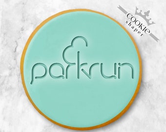 Parkrun Cookie Stamp and cutter Embosser