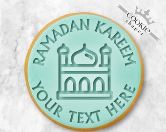 Custom Cookie Stamp Embosser | Ramadan Kareem Mosque