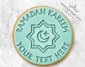 Custom Cookie Stamp Embosser | Ramadan Kareem Star