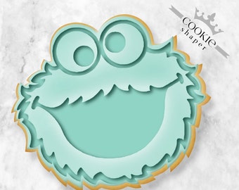 Monster Cookie Stamp & Cutter | Birthday | Pooh