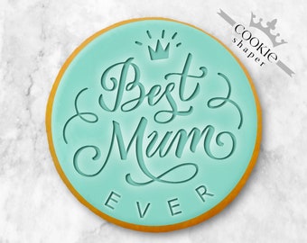 Cortador de galletas con sello personalizado para el Día de la Madre