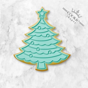 Christmas Tree Large | Cookie Stamp Embosser and Cookie Cutter