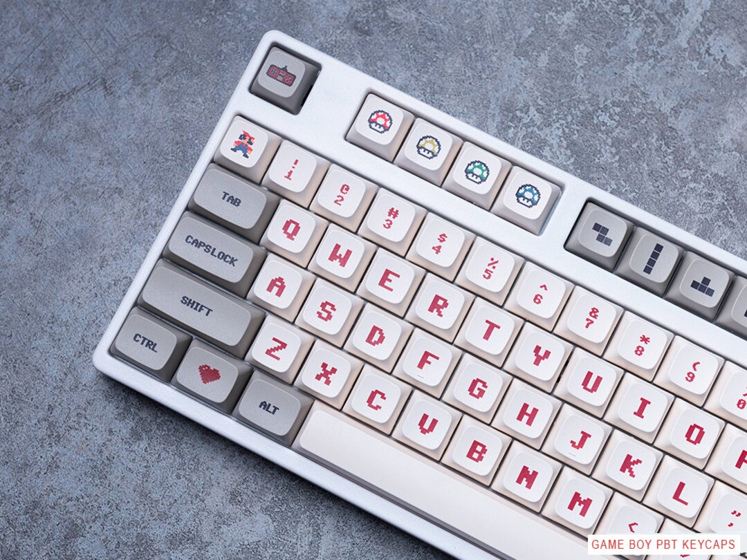 Gameboy Keycap Set 146 Piece XDA Profile PBT Subdye Cherry Etsy