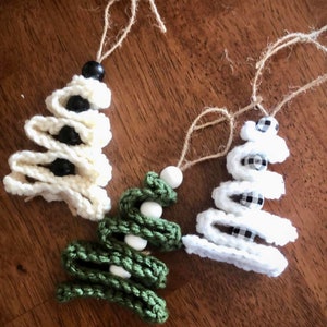 Crochet and Bead Christmas Tree Pattern - Digital Download