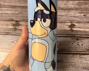 40 oz Ombré Bluey Tumbler