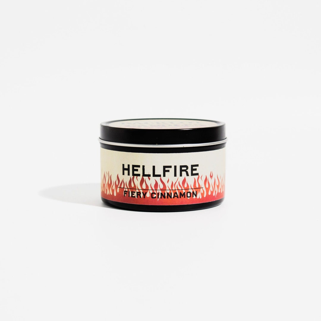 Hellfire Candle Eddie Inspired Candle Hell Fire Pop Culture Gift TV
