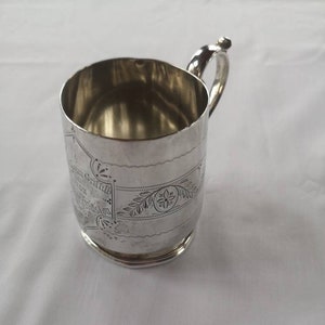 Victorian Sterling Silver Mug