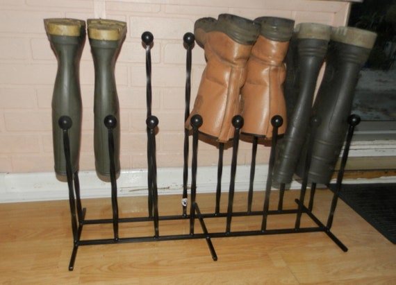 Family welly boot rack sale