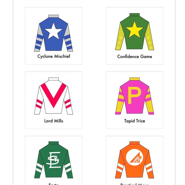 Jersey Silks 2024 Derby Etsy