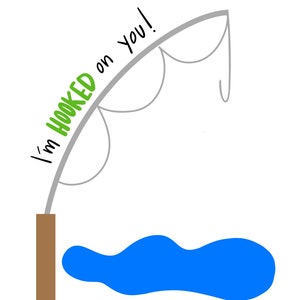 Printable Father’s Day Card Sign Sheet Activity - “i’m Hooked on You ...