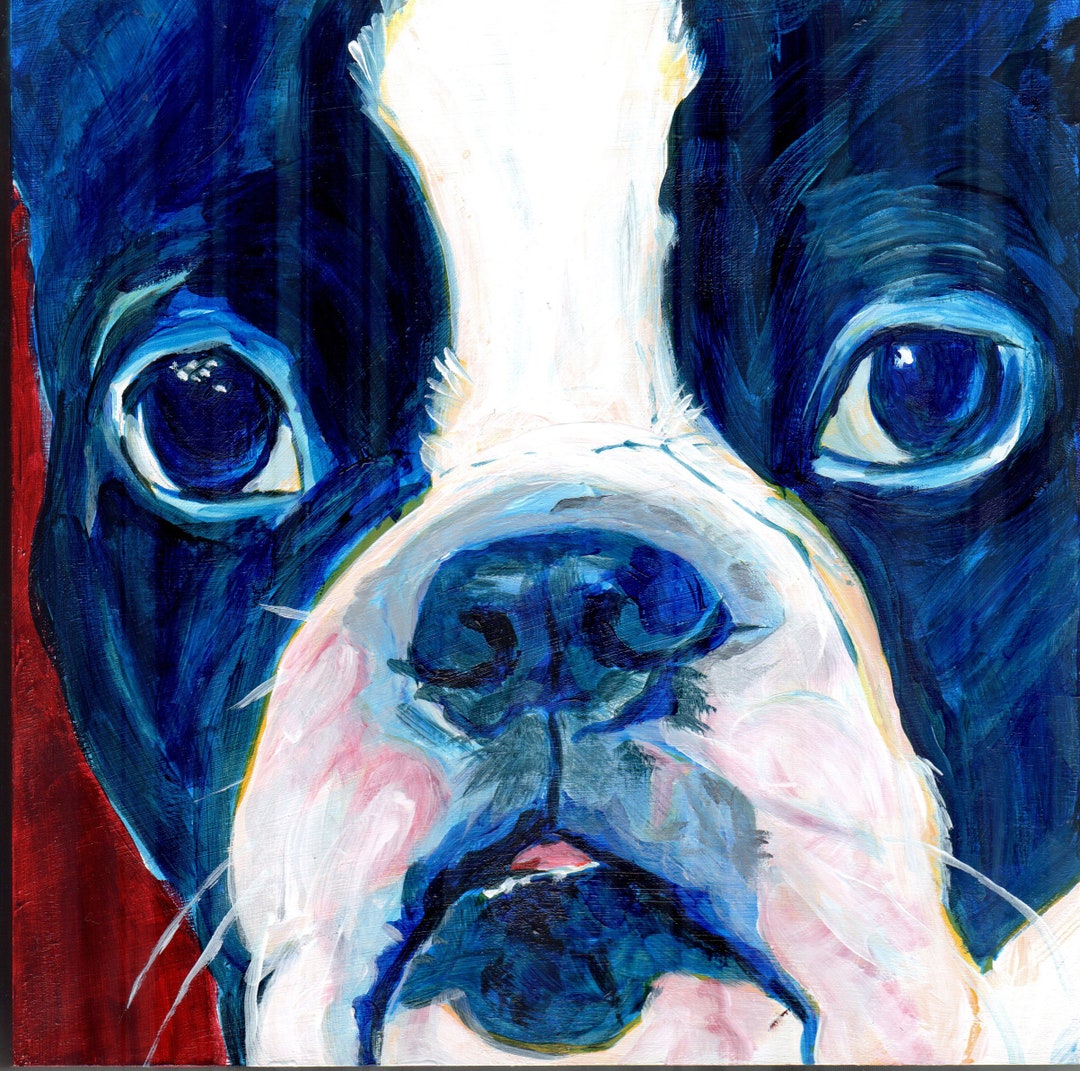 Custom Pet Portraits- Acrylic on Canvas - Etsy