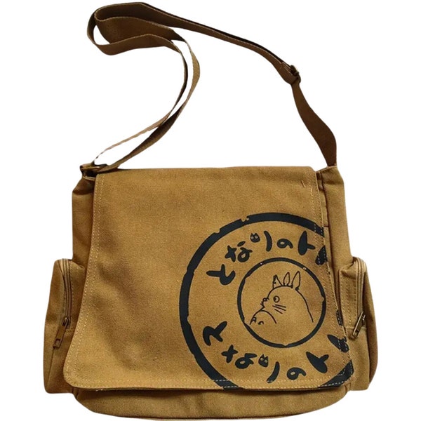 Cute Messenger Bag/Crossbody School/Letter Bag/Canvas Shoulder Bag