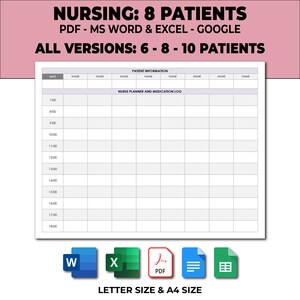 Medication Administration Record for Nurses. Nurse Medication Tracking Sheet. Nurse Medication Administration Form. Nursing Medication Chart