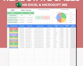 Real Estate Sales Tracker, Realtor Sales Tracker, Transaction Management, Real Estate Agent Planner,Excel Microsoft 365 Spreadsheet Template