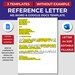 Reference Letter Template. Recommendation Letter Template. Sample ...
