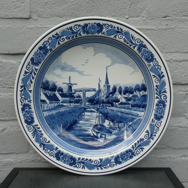 Royal Goedewaagen Delfts Blauw aardewerk wandbord