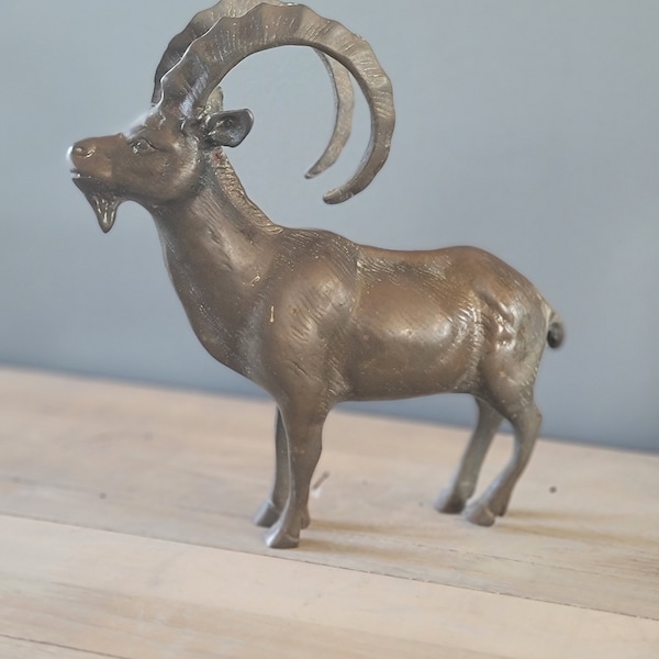 Brass mountain goat