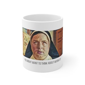 Derry Girls - Irmã Michael - Você pode querer pensar em se tornar mais esperta - Caneca de cerâmica 11oz