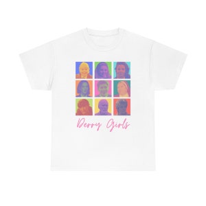 Derry Girls - Retro Band Tee Shirt - Unisex Heavy Cotton Tee - Derry Girls Season 3
