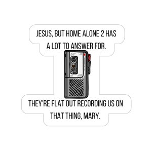 Derry Girls - Tape Recorder - Transparente Outdoor Aufkleber, Die-Cut, 1 Stück
