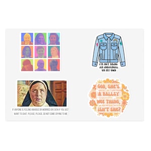 Derry Girls - Sticker Sheets - One Sheet - 4 Stickers