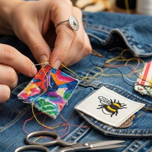 Custom Woven Patches  scout uniform patches school colleges university Your Logo or Design, Iron-On Backing, Direct Sew Option Velcro fasten