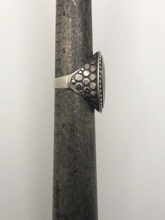 Abalone Shell Ring, Gemstone Ring, Shell Gemstone… - image 3